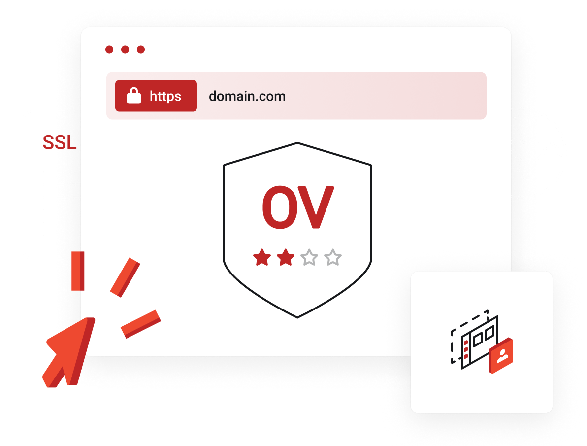 SSL Certificates - Ideal for more sensitive webpages such as login pages